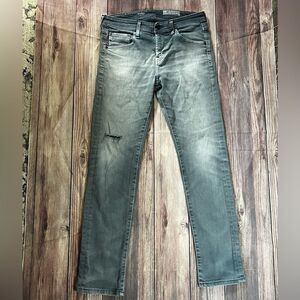 ***👖AG Women’s 30R The Nomad Modern Slim Distressed Gray Jeans***